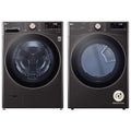 4.5 Cu. Ft. Smart Front Load Washer & 7.4 Cu. Ft. Electric Dryer Set – AI Wash, TurboWash360, Steam & Black Steel